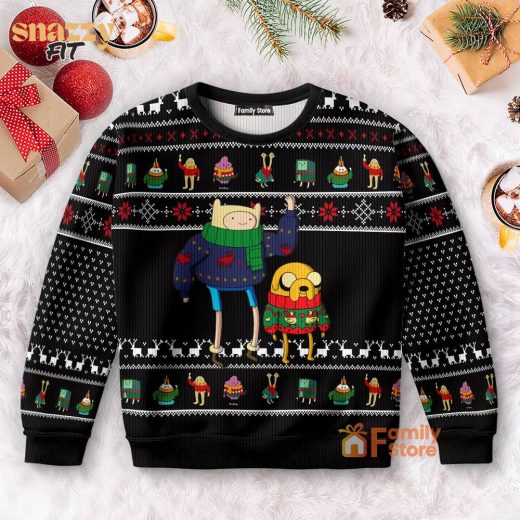 Adventure Time Pattern New Design Ugly Sweater 2024 Christmas 2024