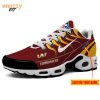 Washington Commanders White Air Max Plus Shoes Custom NFL Edition