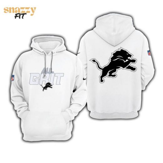 Detroit Lions GRIT White Hoodie – NFL Official Merchandise