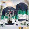 Funny Very Demure Very Mindful Racoon Ugly Christmas Black Sweater