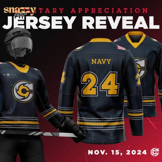 Cincinnati Cyclones 2024 Military Appreciation Night Jersey