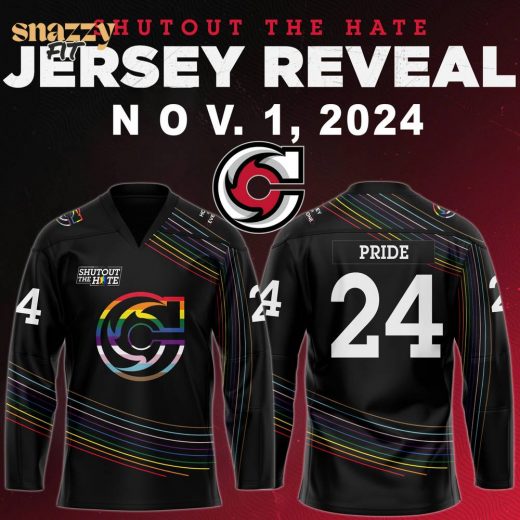 Cincinnati Cyclones 2024 ‘Shutout the Hate’ Night Jersey