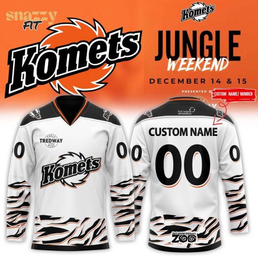 Fort Wayne Komets 2024 Jungle Weekend Limited Edition Jersey