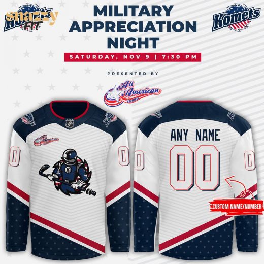 Fort Wayne Komets Military Appreciation Night Custom Jersey