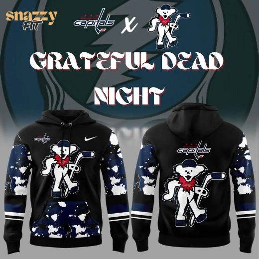 Limited Edition Nike Hoodie – Washington Capitals x Grateful Dead Night