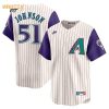 Men’S Arizona Diamondbacks Nike White Home Limited Custom Jersey