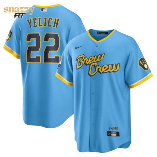 Milwaukee Brewers #22 Yelich Jersey