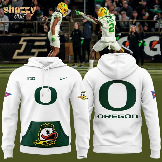 Oregon Ducks Football Hoodie – 2024 Limited Edition Fiesta Bowl Champions