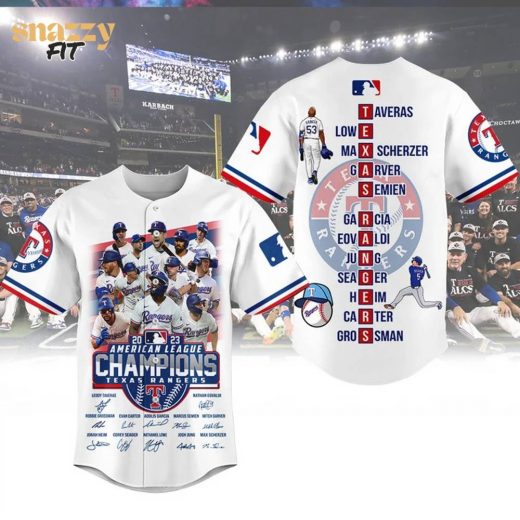 Texas Rangers Champhion Jersey