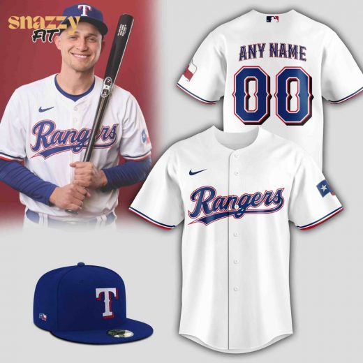 Texas Rangers Nike Home Replica Player Jersey – White