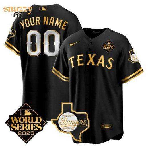 Texas Rangers World Series Champions Jersey – Custom