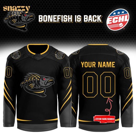 Toledo Walleye “Bonefish is BACK 2024/2025” Custom Jersey