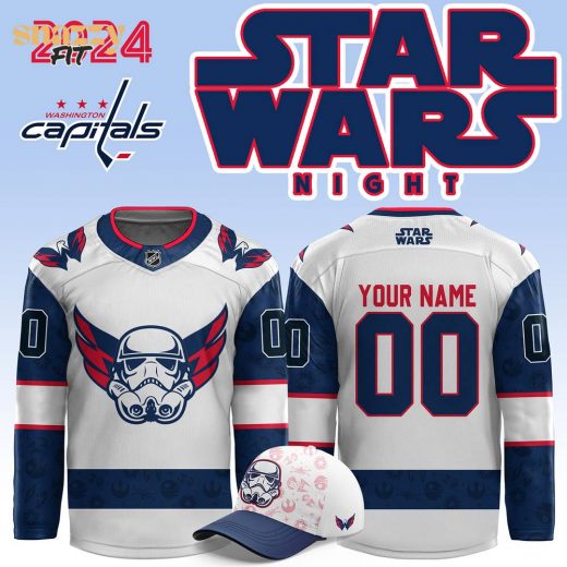 Washington Capitals 2024 Star Wars Night Personalized Jersey