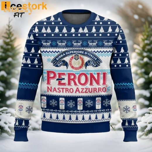 Introducing The ‘Peroni Nastro Azzurro Ugly Christmas Sweater’