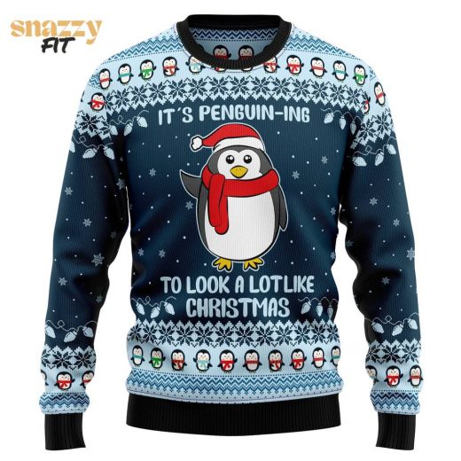 It’S Penguin-Ing To Lool To Lot Like 2024 Ugly Christmas Sweater