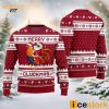 Merry Cluckmas Chicken Ugly Christmas Navy Sweater