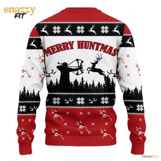 Merry Huntmas Hunting Very Hot Edition Ugly  Sweater 2024 Christmas