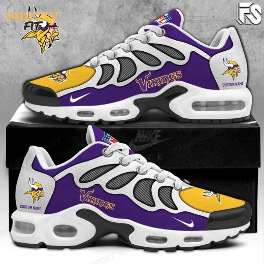 Minnesota Vikings Custom Name New Air Max Shoes 2024 Hot Design