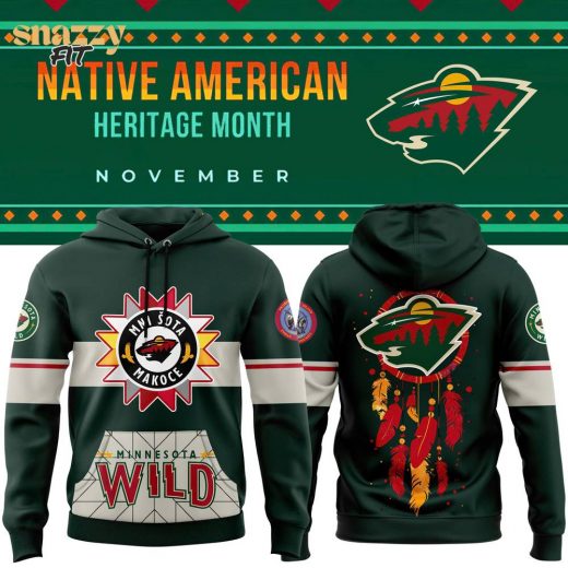 Minnesota Wild 2024 Native American Heritage Month Hoodie – Limited Edition Pullover