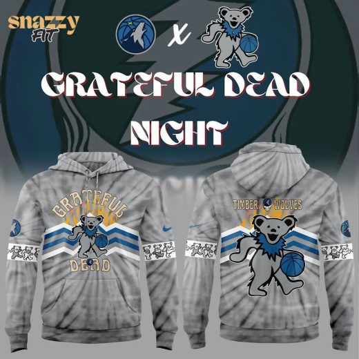 Nike Minnesota Timberwolves Grateful Dead Night Limited Edition Hoodie