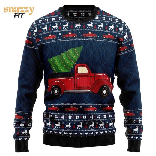 Red Truck 2024 Christmas Ugly Limited Edition Sweater