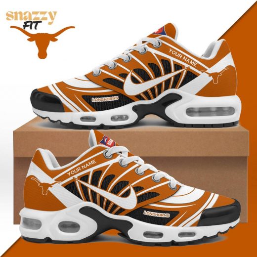 Texas Longhorns Air Max Plus Sport Custom Sneakers – NCAA Personalized Footwear