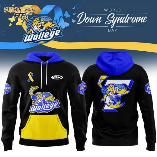 Toledo Walleye Down Syndrome Awareness 2024 Hoodie – Charity Support Pullover