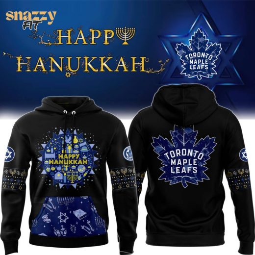 Toronto Maple Leafs 2024 Hanukkah Holiday Premium Hoodie – Festive NHL Apparel