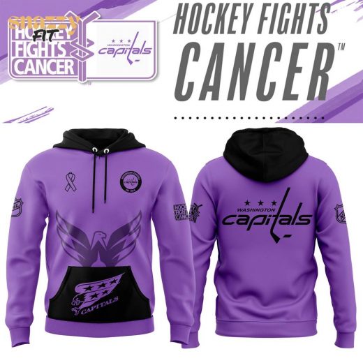 Washington Capitals 2024 Hockey Fights Cancer Night Hoodie – Awareness Hoodie