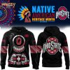 Ohio State Buckeyes Football 2024 Native American Heritage Month Premium Limited Pullover Hoodie – Heritage Collection