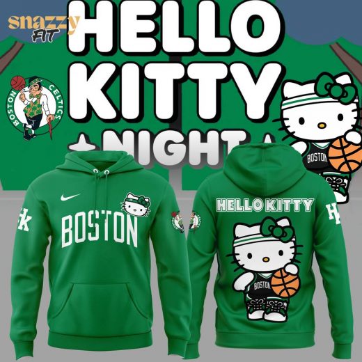 2024 Boston Celtics x Hello Kitty Limited Edition Hoodie – Special Collection