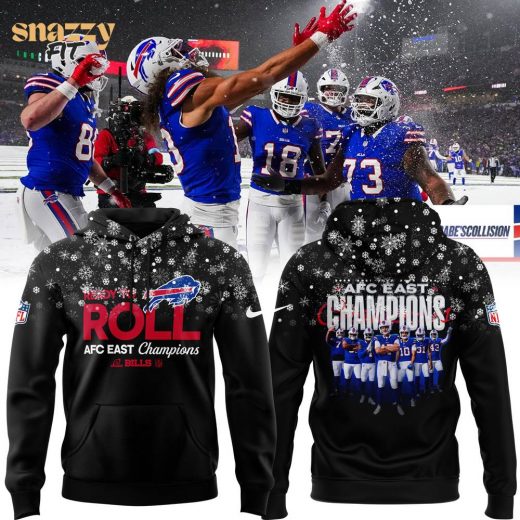 2024 Limited Edition Buffalo Bills AFC EAST Champions Hoodie – Black Edition