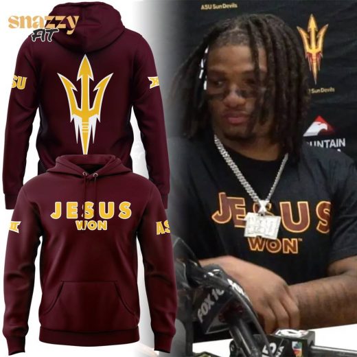 Arizona State Sun Devils “JESUS WON” 2024 Hoodie – Special Edition Release