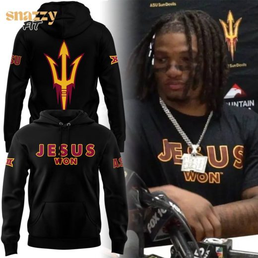 Arizona State Sun Devils “JESUS WON” 2024 Limited Edition Hoodie