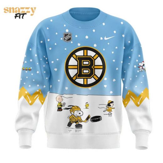 Boston Bruins Peanuts & Snoopy Night Sweatshirt – Limited Edition