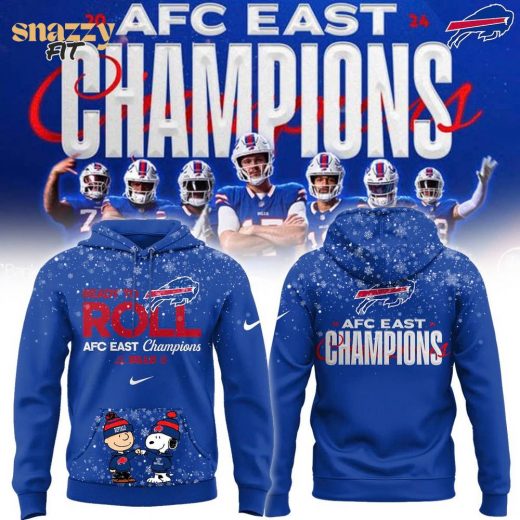 Buffalo Bills 2024 AFC East Champions Snoopy Hoodie – Limited Edition