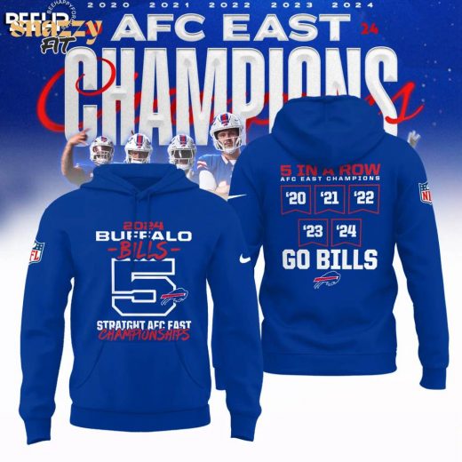 Buffalo Bills 2024 AFC East Division Champions Shirt – Celebrate the Victory in Style!