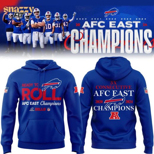 Buffalo Bills AFC EAST 2024 Champions Hoodie – Limited Edition