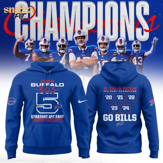 Buffalo Bills Nike Royal 2024 AFC East Division Champions Hoodie – Limited Edition