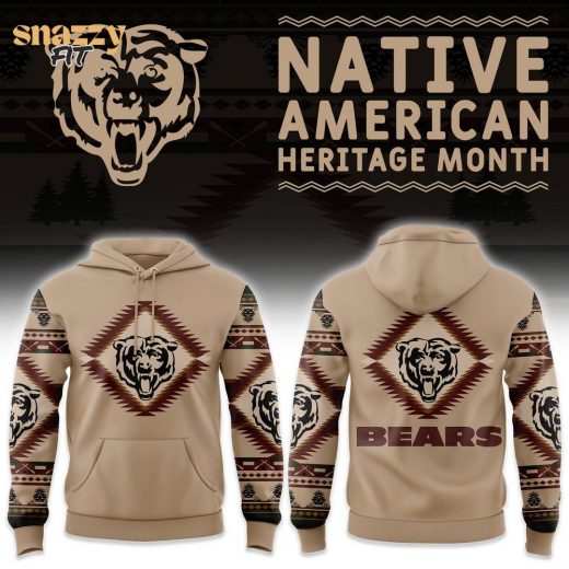 Chicago Bears Native American Heritage Hoodie – 2024 Fan Gear Version