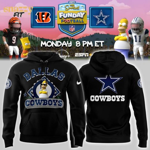 Dallas Cowboys 2024 The Simpsons Premium Limited Edition Pullover Hoodie