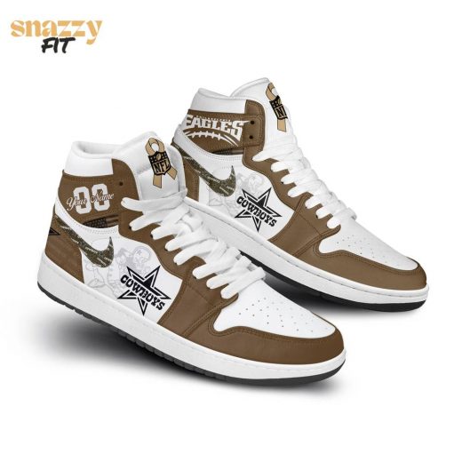 Dallas Cowboys NFL Personalized Air Jordan 1 Limited Edition V1