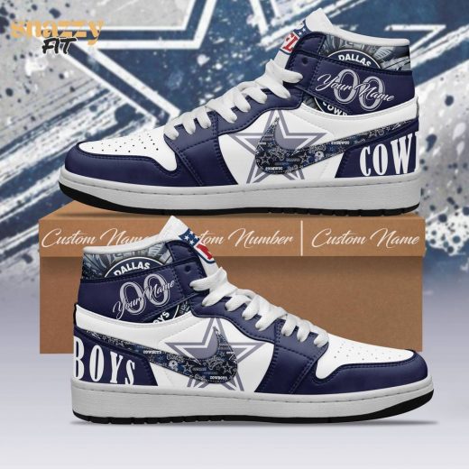 Dallas Cowboys NFL Personalized Air Jordan 1 Limited Edition V3