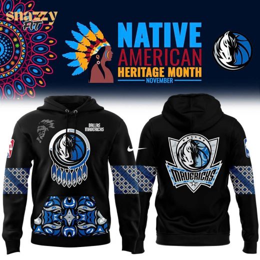 Dallas Mavericks Native American Heritage Hoodie – Premium 2024 Release