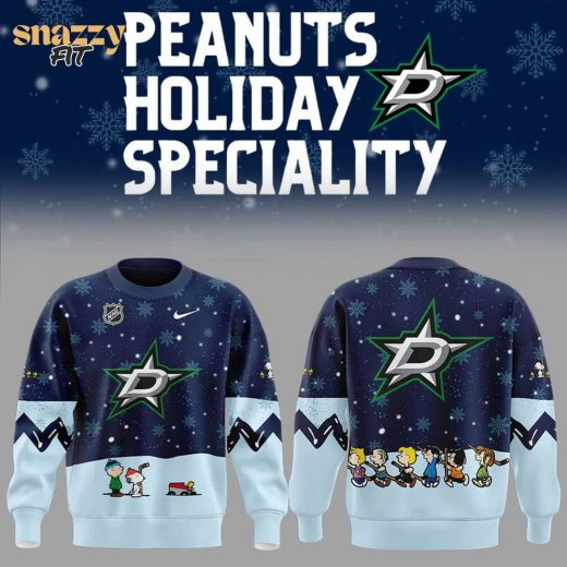 Dallas Stars Peanuts & Snoopy Night Sweatshirt – Special Edition