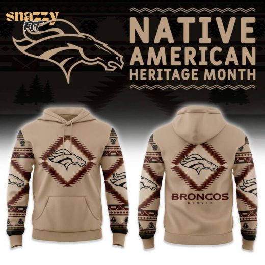 Denver Broncos Native American Heritage Hoodie – Limited 2024 Collection