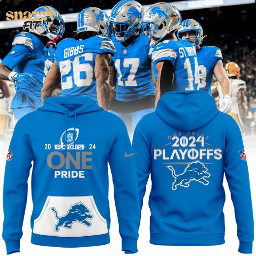 Detroit Lions 2024 Playoff Hoodie – Limited Edition Special Collection