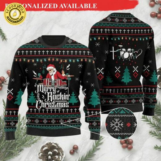 Drummer Ugly Christmas Sweater – Ugly Christmas Sweater- Jumper