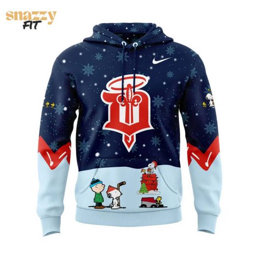 Dubuque Fighting Saints Peanuts & Snoopy Nike Hoodie 2024 – Limited Edition