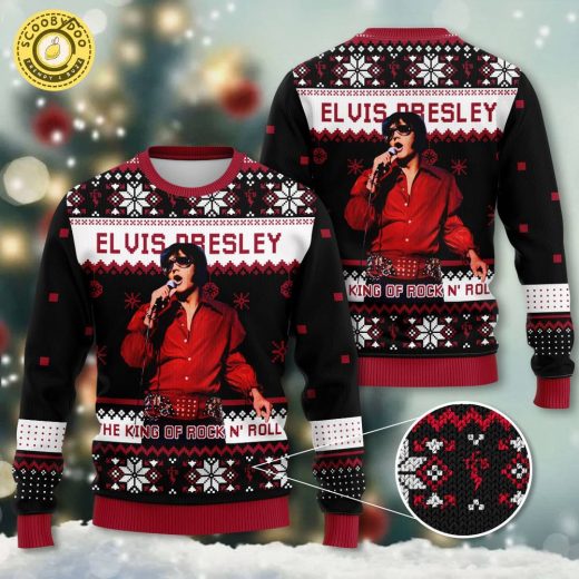 Elvis Presley 2024 Christmas Ugly Sweater